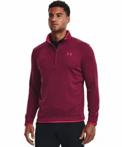 Under Armour 1/2-Zip Fleece Golf Sweater 1359971 11 Under Armour 1/2-Zip Fleece Golf Sweater 1359971 -Mens Sales Store 1359971 656 FC