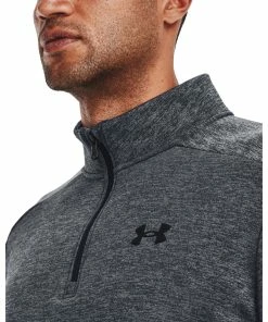 Under Armour Lightweight Stretch Golf Fleece 1373358 -Mens Sales Store 1373358 012 COLLAR
