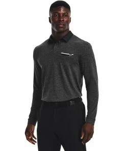 Under Armour Playoff 2.0 Pocket LS Golf Polo Shirt 1373687 -Mens Sales Store 1373687 001 FC