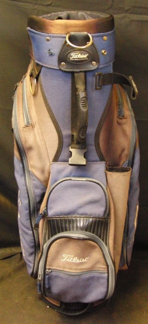 Vintage 8 Division Titleist Tour Cart Trolley Golf Clubs Bag 4 Vintage 8 Division Titleist Tour Cart Trolley Golf Clubs Bag - Image 2