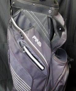 15 Division Ping Pioneer Dark Blue White Tour Cart Golf Clubs Bag