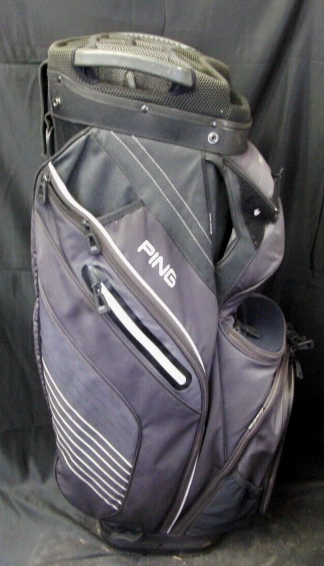 15 Division Ping Pioneer Dark Blue White Tour Cart Golf Clubs Bag 3 15 Division Ping Pioneer Dark Blue White Tour Cart Golf Clubs Bag