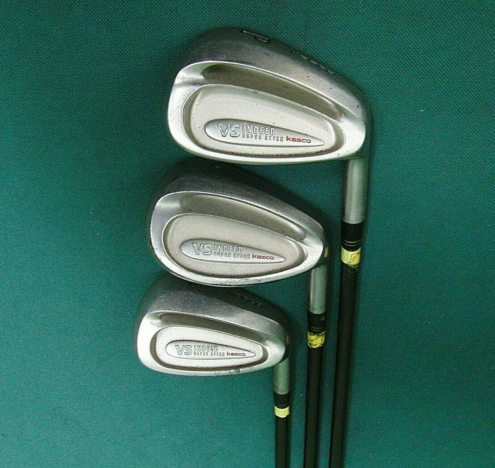 Japanese Set Of 3 X Kasco VS INDEED PW+SW+AW Stiff Graphite Shafts 4 Japanese Set Of 3 X Kasco VS INDEED PW+SW+AW Stiff Graphite Shafts - Image 2