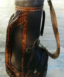 Vintage 6 Division Bulgari Tour Cart Golf Clubs Bag BVlgari