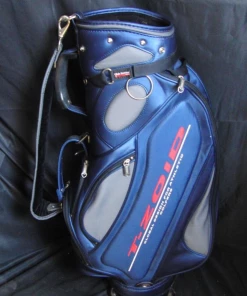 6 Division Mizuno T-Zoid Blue & Grey Tour Trolley Cart Golf Clubs Bag