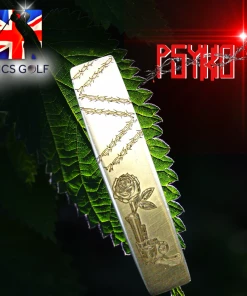 Custom Milled Ping Pal2 Gun & Rose PSYKO Tattoo Art Engraved Putter 89.5cm Long