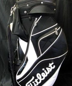14 Division Titleist Black & White Tour Cart Golf Clubs Bag