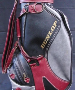 Vintage 3 Division Dunlop Tour Trolley Cart Golf Clubs Bag