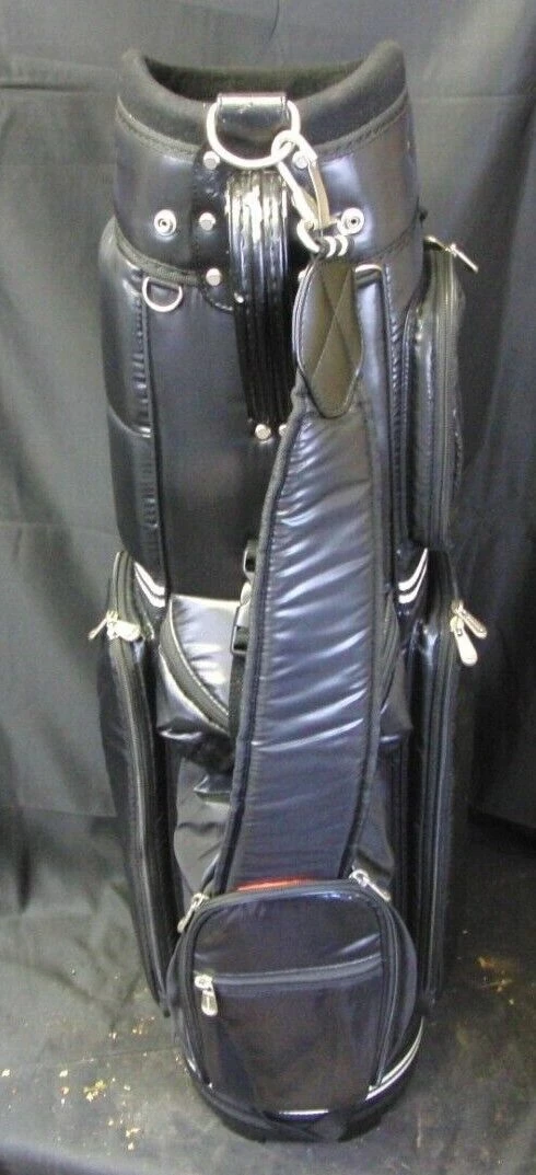 3 Division Maruman Shuttle Black White Tour Cart Trolley Golf Bag 4 3 Division Maruman Shuttle Black White Tour Cart Trolley Golf Bag - Image 2