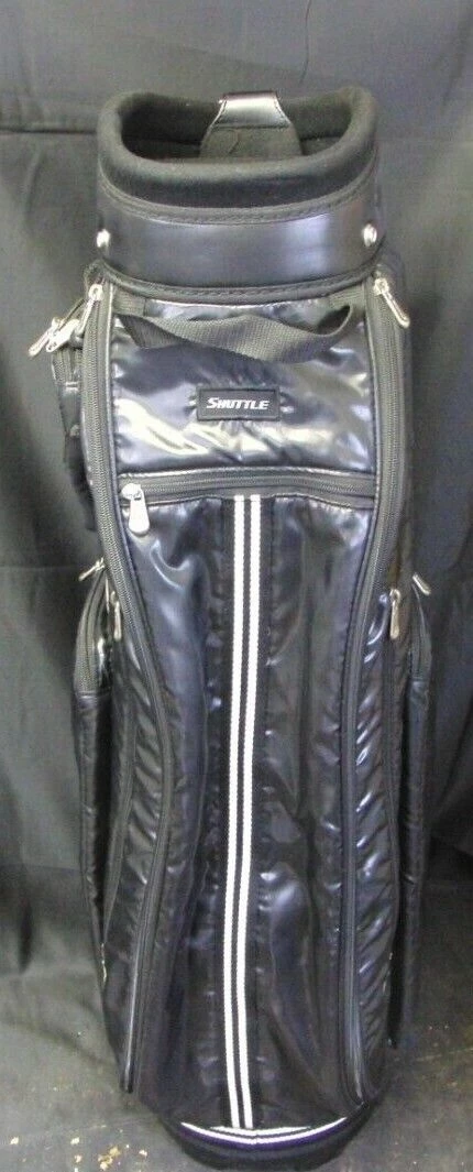 3 Division Maruman Shuttle Black White Tour Cart Trolley Golf Bag 5 3 Division Maruman Shuttle Black White Tour Cart Trolley Golf Bag - Image 3