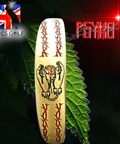 Custom Milled PSYKO Rose In Chained Hands Barbed Wire Engraved Tattoo Art Putter -Mens Sales Store 32 b8fbafc1 c3b0 493f a092 c07a00c9cd4a