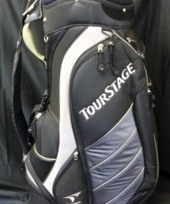 7 Division Bridgestone TourStage Black Silver Cart Trolley Golf Clubs Bag -Mens Sales Store 32 baf31a41 842a 451e ae25 1573a2b53039
