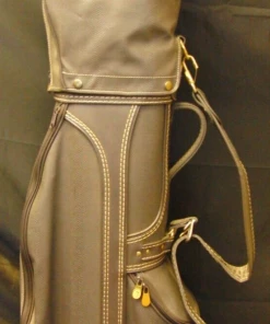 Vintage 3 Division Trussardi Tour Cart Trolley Golf Clubs Bag