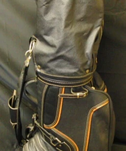 Vintage 3 Division Lyle & Scott Trolley Cart Golf Clubs Bag