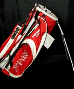 5 Division Ping Hoofer C-1 Tour Cart Trolley Stand Golf Clubs Bag