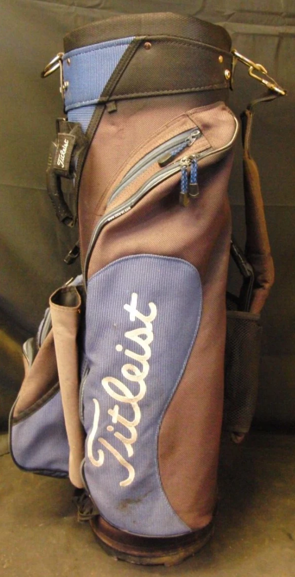 Vintage 8 Division Titleist Tour Cart Trolley Golf Clubs Bag 8 Vintage 8 Division Titleist Tour Cart Trolley Golf Clubs Bag - Image 6