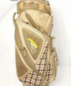 Lincs_golf Large Capacity Powakaddy Tour Trolley Cart 7 Division Golf Clubs Bag