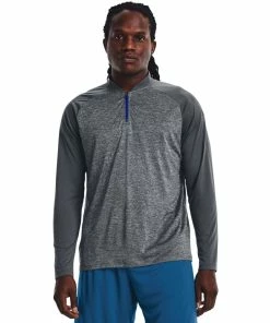 Under Armour Tech 2.0 Novelty 1/4 Zip Golf Pullover 1370854 -Mens Sales Store Armour Tech Novelty Zip Golf Pullover 4