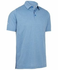 Callaway Soft Touch Micro Print Golf Polo Shirt CGKSC0K4