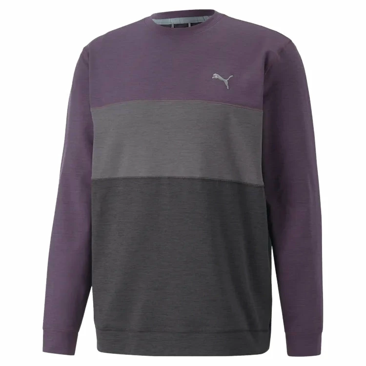 Puma Cloudspun Colourblock Crew Neck Golf Mid Layer 535458 3 Puma Cloudspun Colourblock Crew Neck Golf Mid Layer 535458