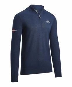 Callaway Blended Merino 1/4 Zip Golf Sweater CGGF80M1