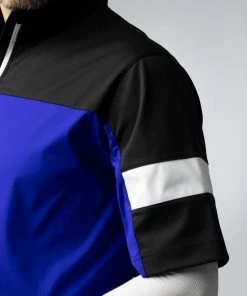 Sunderland Cortina Half Sleeve Golf Windshirt SUNMW85 -Mens Sales Store Cortina Closeup Sleeve