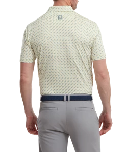 FootJoy Leaping Dolphins Print Lisle Golf Shirt 88354 10 FootJoy Leaping Dolphins Print Lisle Golf Shirt 88354 -Mens Sales Store FJ 88354 03