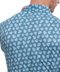 FootJoy Shadow Palm Print Pique Golf Shirt 88375 -Mens Sales Store FJ 88375 05