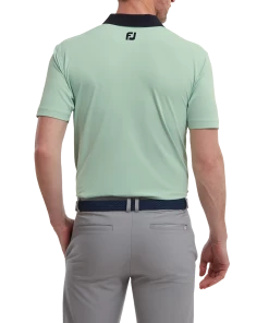 FootJoy Solid Stripe Placket Pique Golf Shirt 88380 -Mens Sales Store FJ 88380 03