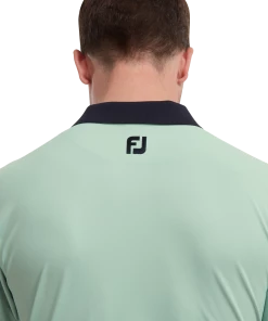 FootJoy Solid Stripe Placket Pique Golf Shirt 88380 -Mens Sales Store FJ 88380 05