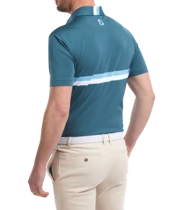 FootJoy Double Chest Band Pique Golf Polo Shirt 88391 -Mens Sales Store FJ 88391 03