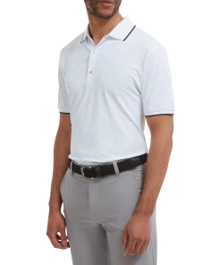 FootJoy Push Play Print Pique Golf Shirt 88393 -Mens Sales Store FJ 88393 02