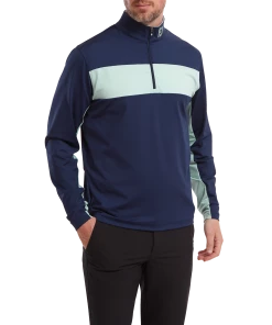 FootJoy Engineered Chest Stripe Chill-Out Golf Pullover 88426 -Mens Sales Store FJ 88426 02