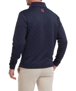 Footjoy Diamond Quilted Chill Out Golf Pullover 88452 10 Footjoy Diamond Quilted Chill Out Golf Pullover 88452 -Mens Sales Store FJ 88452 03