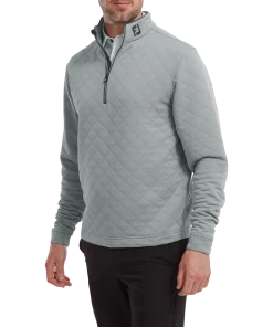 Footjoy Diamond Quilted Chill Out Golf Pullover 88453 10 Footjoy Diamond Quilted Chill Out Golf Pullover 88453 -Mens Sales Store FJ 88453 02