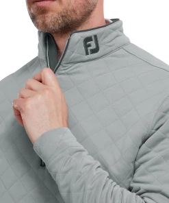 Footjoy Diamond Quilted Chill Out Golf Pullover 88453 11 Footjoy Diamond Quilted Chill Out Golf Pullover 88453 -Mens Sales Store FJ 88453 05