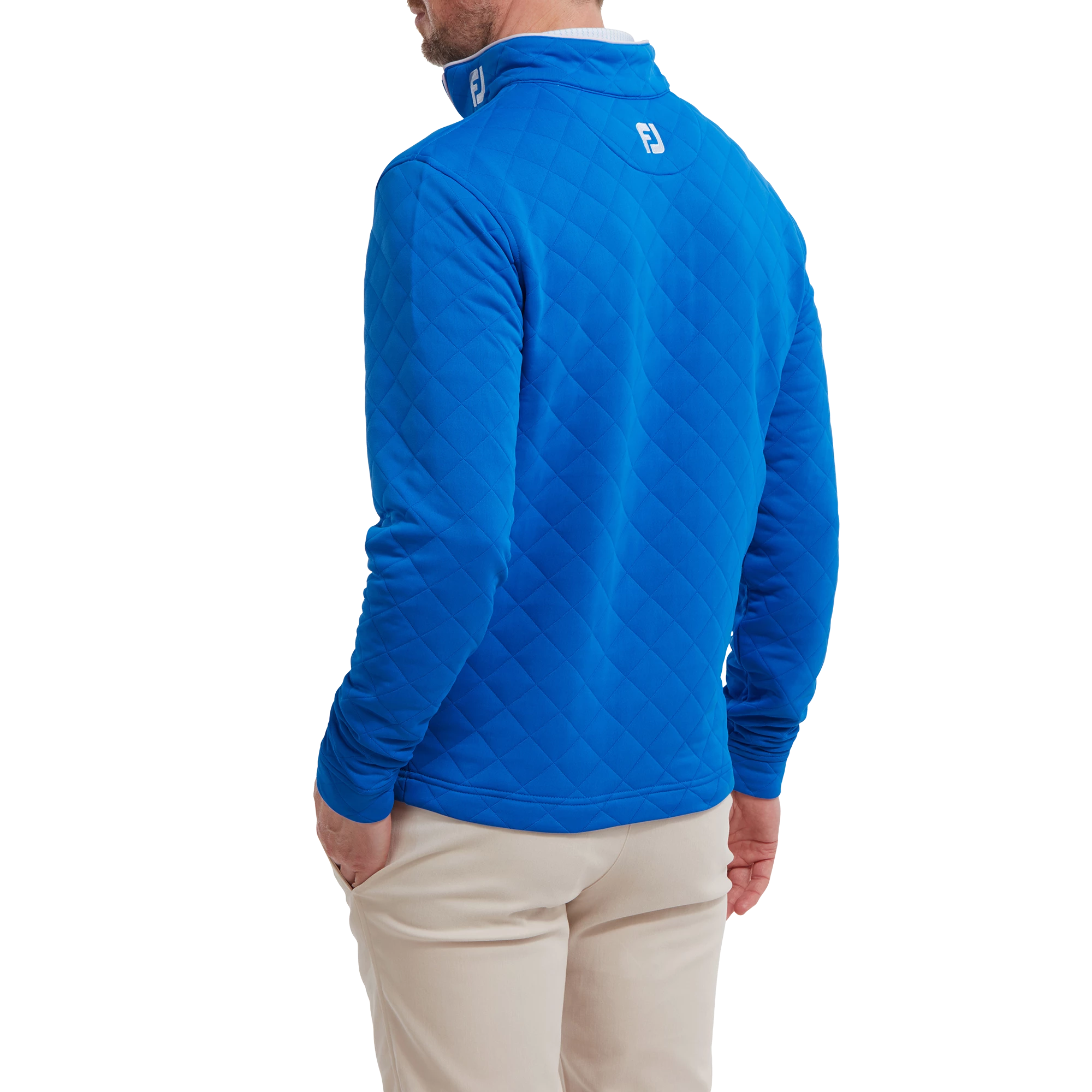 Footjoy Diamond Quilted Chill Out Golf Pullover 88454 4 Footjoy Diamond Quilted Chill Out Golf Pullover 88454 - Image 2