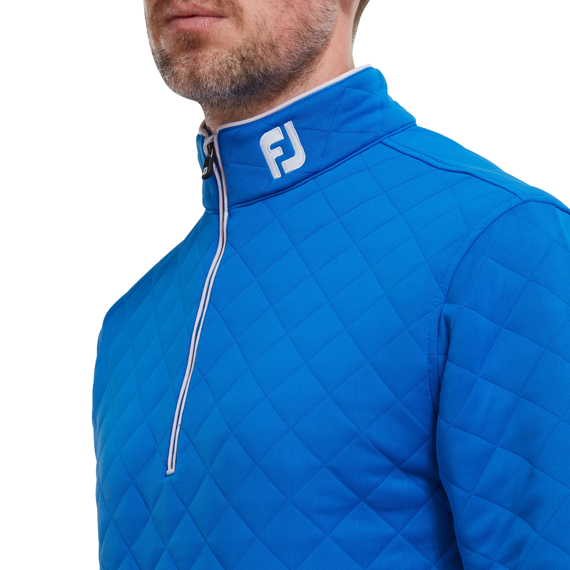 Footjoy Diamond Quilted Chill Out Golf Pullover 88454 6 Footjoy Diamond Quilted Chill Out Golf Pullover 88454 - Image 4