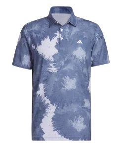 Adidas Flower Mesh Print Golf Polo Shirt HS1131