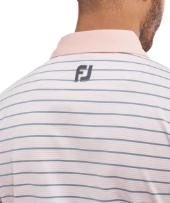 FootJoy Accented Stripe Golf Shirt 88368 -Mens Sales Store FootJoy Accented Stripe Golf Shirt 14