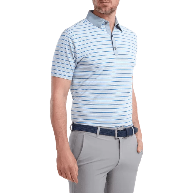 FootJoy Accented Stripe Golf Shirt 88369 5 FootJoy Accented Stripe Golf Shirt 88369 - Image 3