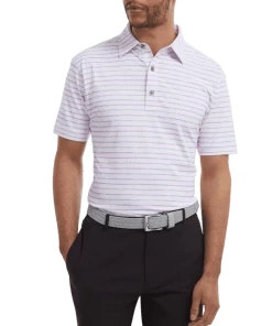 FootJoy Chalk Line Print Pique Golf Shirt 88383 -Mens Sales Store FootJoy Chalk Line Print Pique Golf Shirt 9