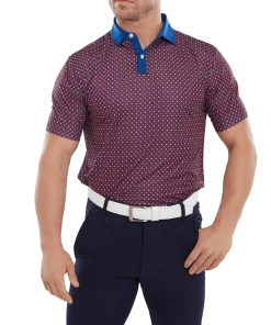 FootJoy Circle Print Golf Polo Shirt 80035 9 FootJoy Circle Print Golf Polo Shirt 80035 -Mens Sales Store FootJoy Circle Print Golf Polo Shirt 80035 10