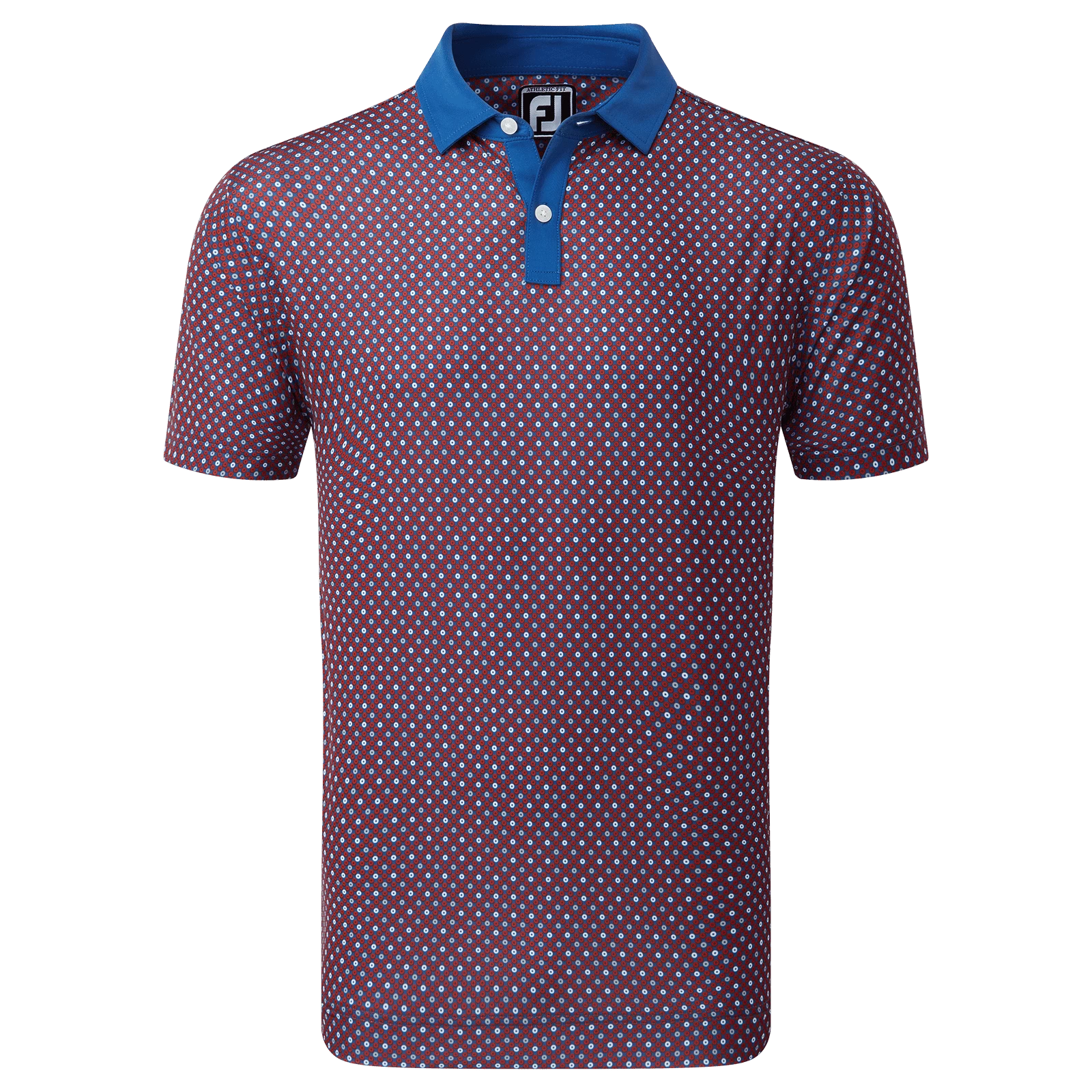 FootJoy Circle Print Golf Polo Shirt 80035 3 FootJoy Circle Print Golf Polo Shirt 80035