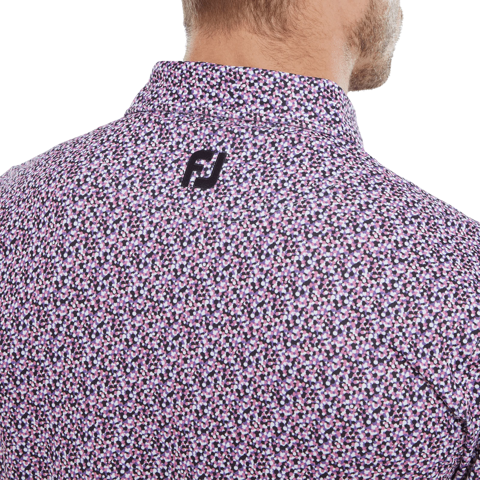 FootJoy Confetti Print Golf Polo Shirt 80087 7 FootJoy Confetti Print Golf Polo Shirt 80087 - Image 5