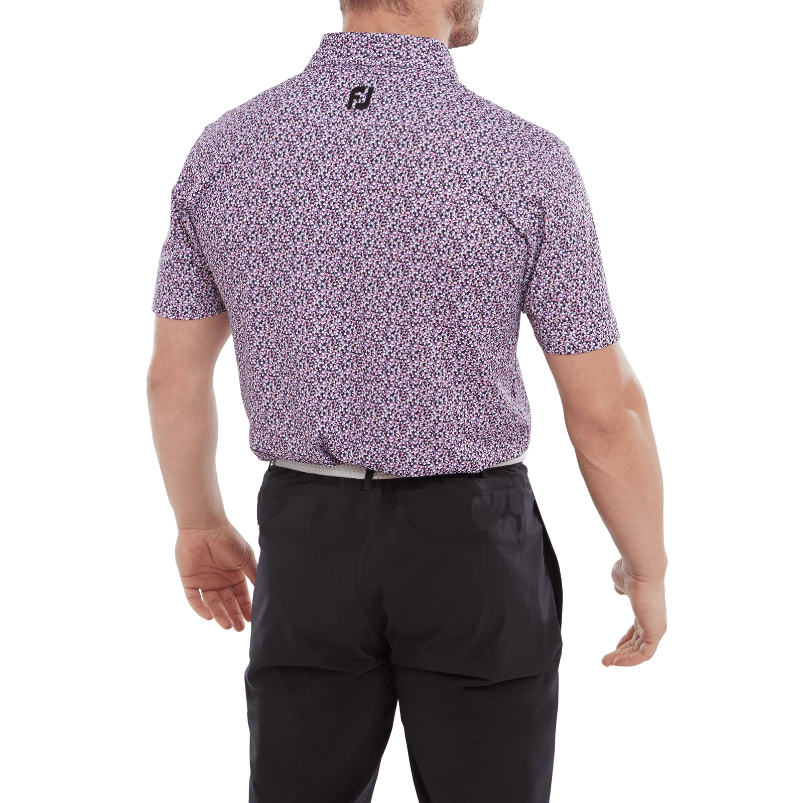 FootJoy Confetti Print Golf Polo Shirt 80087 5 FootJoy Confetti Print Golf Polo Shirt 80087 - Image 3
