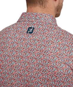 FootJoy Confetti Print Golf Polo Shirt 80089 11 FootJoy Confetti Print Golf Polo Shirt 80089 -Mens Sales Store FootJoy Confetti Print Golf Polo Shirt 80089 2