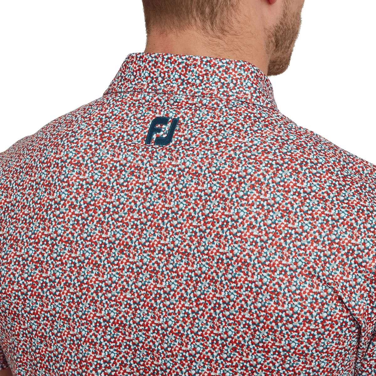 FootJoy Confetti Print Golf Polo Shirt 80089 7 FootJoy Confetti Print Golf Polo Shirt 80089 - Image 5