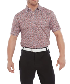 FootJoy Confetti Print Golf Polo Shirt 80089 9 FootJoy Confetti Print Golf Polo Shirt 80089 -Mens Sales Store FootJoy Confetti Print Golf Polo Shirt 80089 3