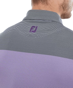 FootJoy End-On-End Block Golf Polo Shirt 80027 -Mens Sales Store FootJoy End On End Block Golf Polo Shirt 80027 2